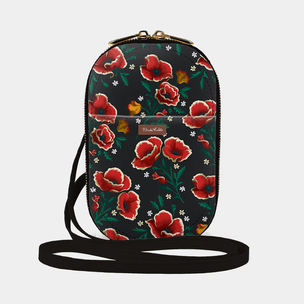 Frida Kahlo Poppies Crossbody Bag