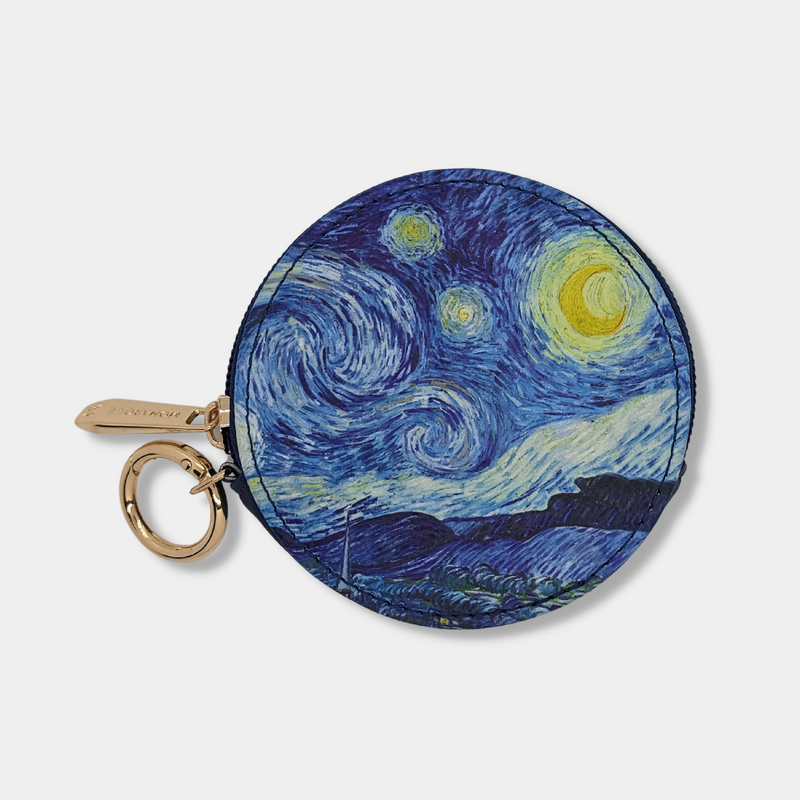 Van Gogh Starry Night Round Zipper Case