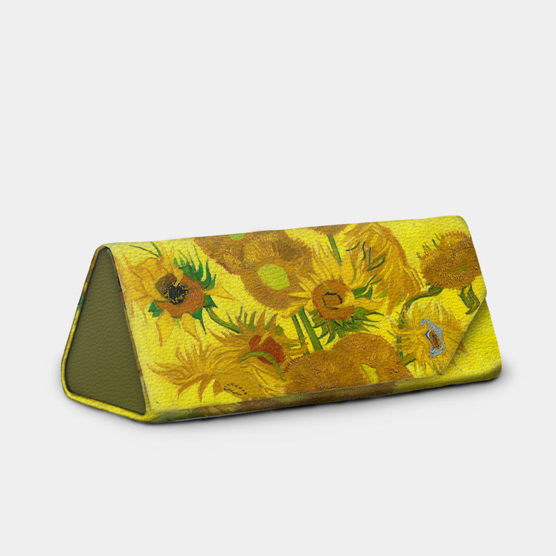Van Gogh Sunflowers Foldable Eyeglass Case