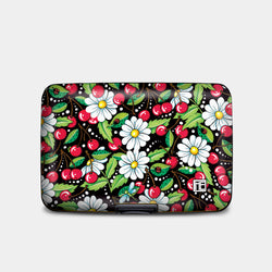 Mary Engelbreit Cherries and Daisies RFID Armored Wallet