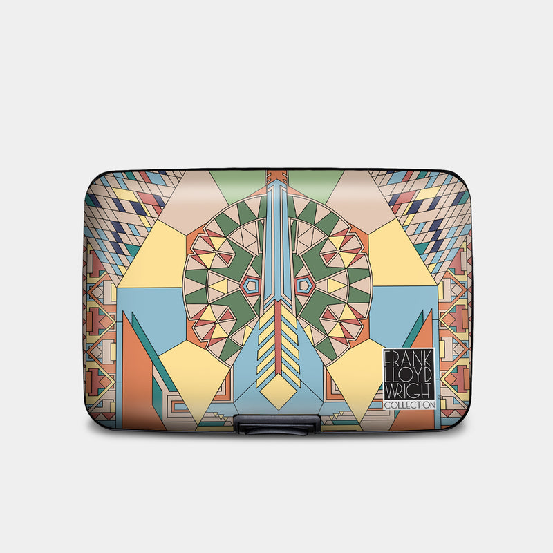 Frank Lloyd Wright Imperial Peacock RFID Armored Wallet