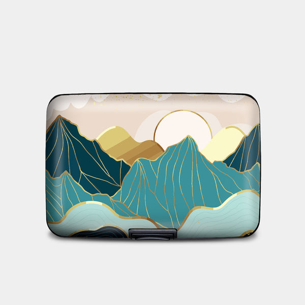 Enameled Mountains RFID Armored Wallet