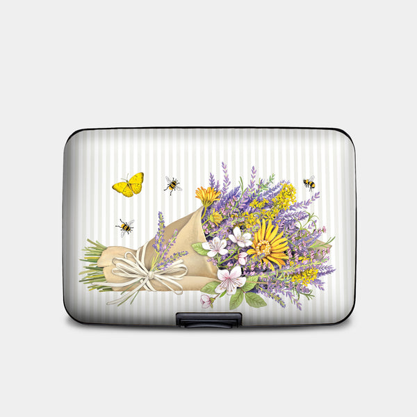 Mary Lake Thompson Lavender Bouquet RFID Armored Wallet