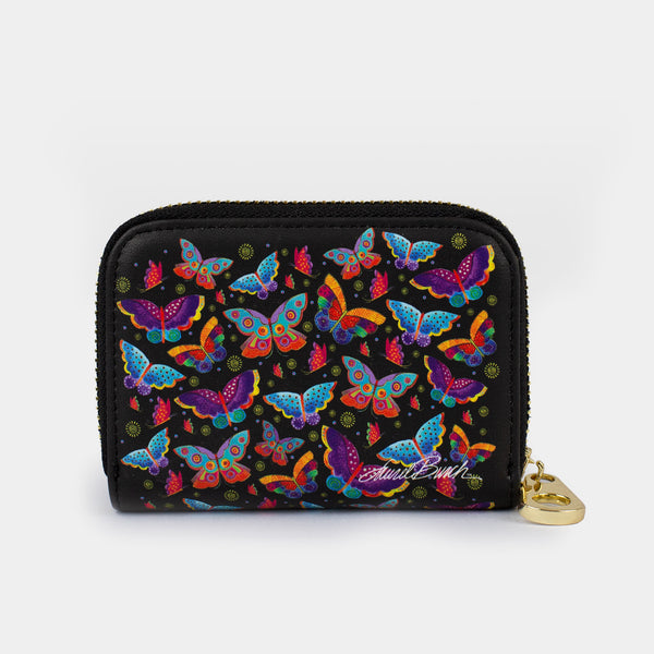 Laurel Burch Mariposas Butterfly RFID Zipper Wallet