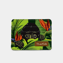 Frida Kahlo Monkey RFID Slim Wallet
