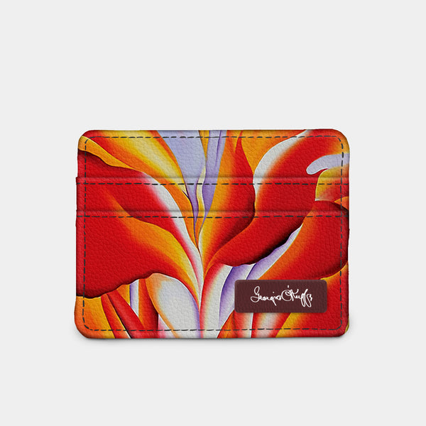 Georgia O'Keeffe Red Canna RFID Slim Wallet