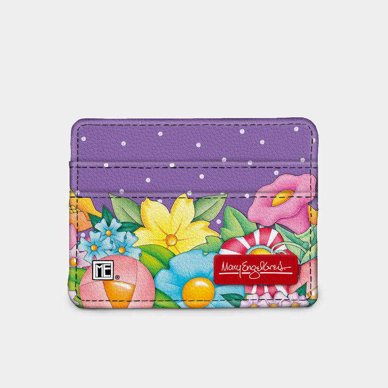 Mary Engelbreit Floral Garden RFID Slim Wallet