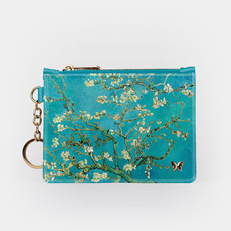 Van Gogh Almond Blossoms RFID Keychain Wallet