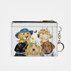 Mary Lake Thompson Dogs Keychain RFID Wallet