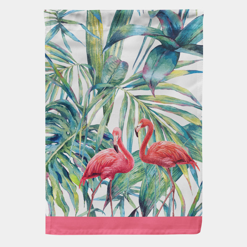 Flamingo Garden Flag 18" x 12.5"