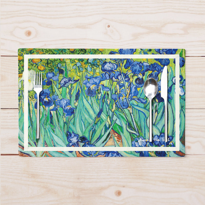 Van Gogh - Irises Paper Placemat 17" x 11" - 25ct