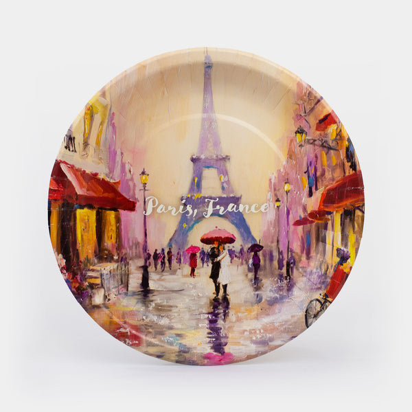 Paris, France Paper Plates 10.5" - 8ct