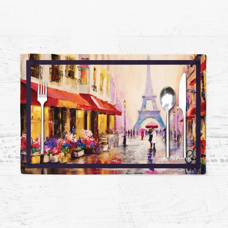 Paris, France Paper Placemat 17" x 11" - 25ct